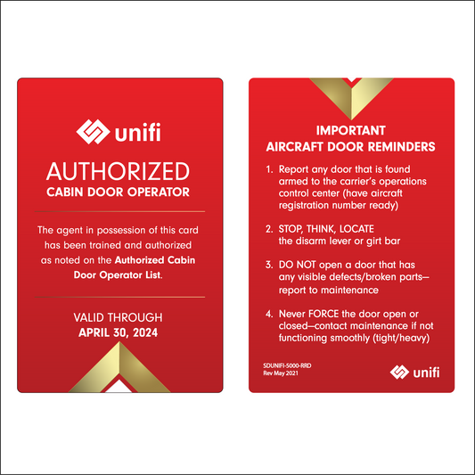 Huddle Card - Unifi - Cabin Door Opening Verification