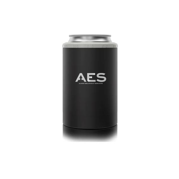 SIC - AES - 12oz Black Can Cooler