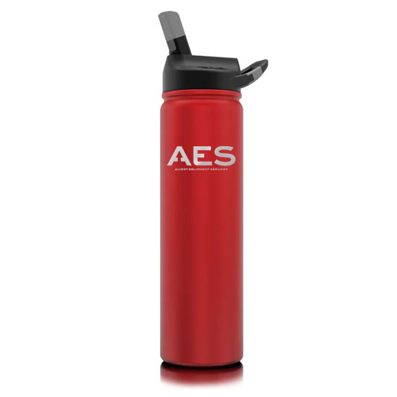 SIC - AES - 27oz Red Water Bottle