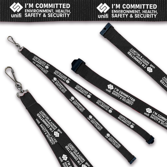 Lanyard - Unifi - Breakaway "I'm Committed"