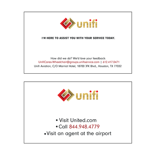 Business Card - Unifi - Wheelchair