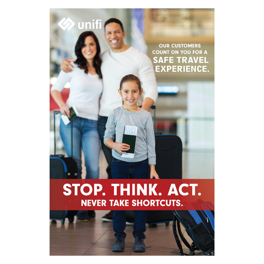 Poster - Unifi - Stop Think Act