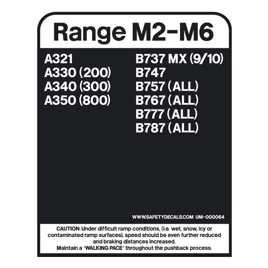 Decal - GSE ID/Warning Panel M2-M6