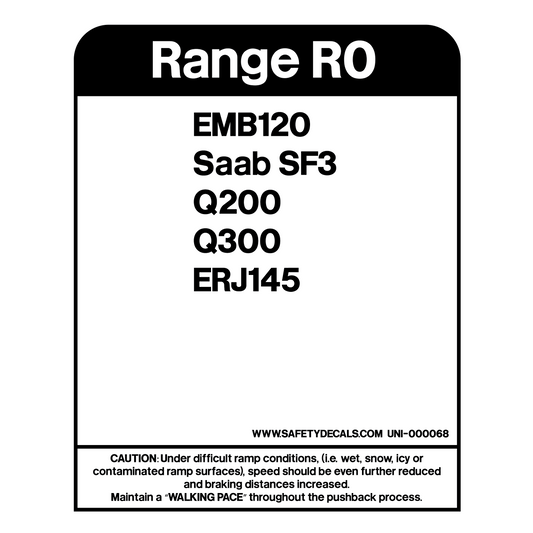 Decal - GSE ID/Warning Panel R0