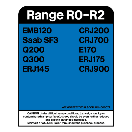 Decal - GSE ID/Warning Panel R0-R2